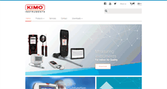 Desktop Screenshot of kimo-instruments.com