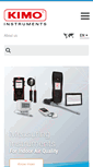 Mobile Screenshot of kimo-instruments.com